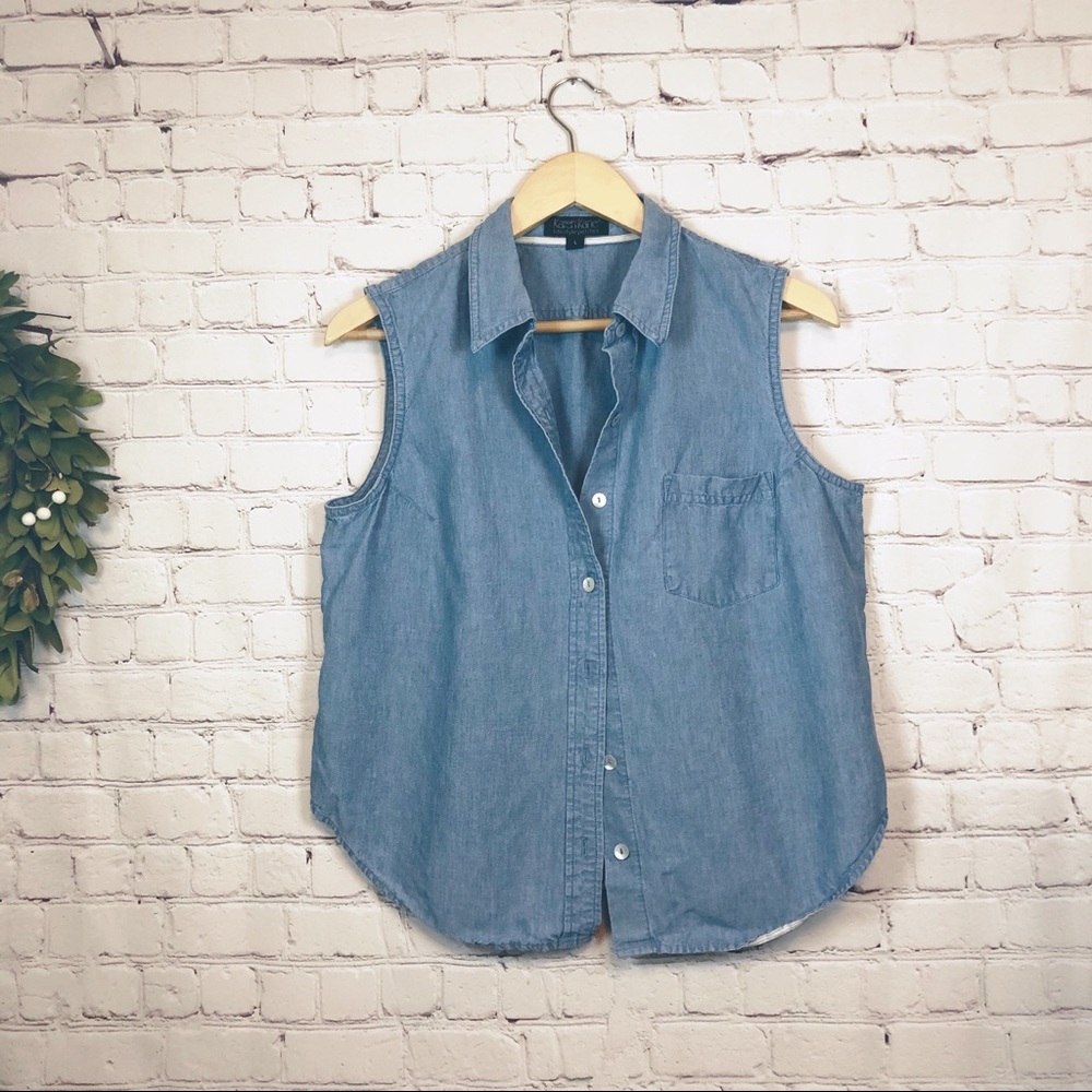 Karen Kane sleeveless blouse